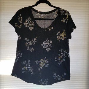 LOFT Vintage Soft Black Tee